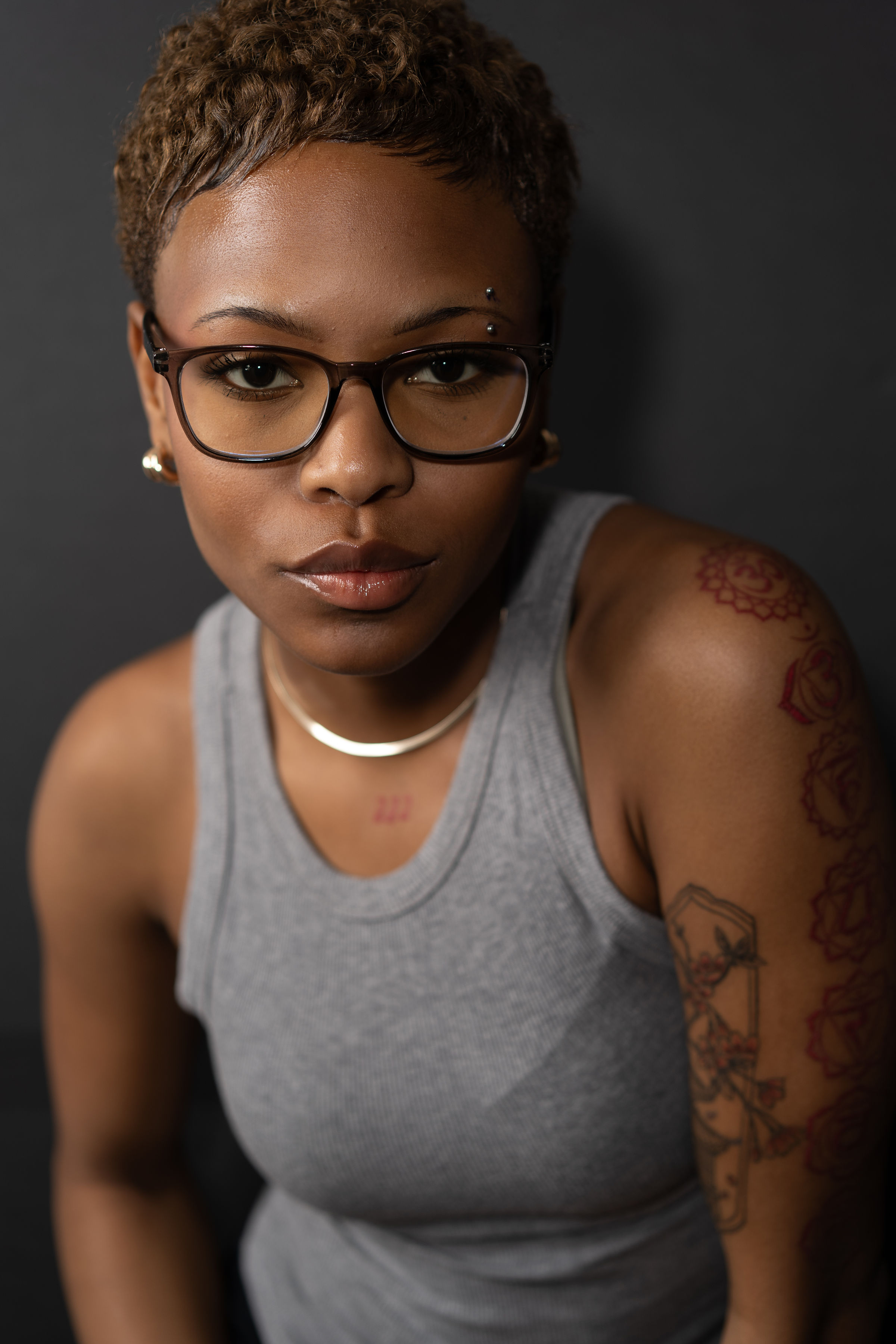 SelfPhoto-90 — High contrast studio